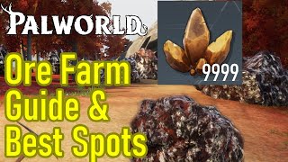 Palworld ore farm base locations best base locations for farming ore FAST [upl. by Leval763]