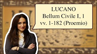 Lettura in metrica  Lucano Bellum Civile Proemio I 1 vv 1182 [upl. by Hceicjow]