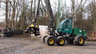 Harvester  Abatteuse Timberjack 1070D 2003 [upl. by Harbert106]