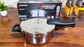 Best Bergner New 25 Ltr triply cooker review Steel cooker [upl. by Abeu]