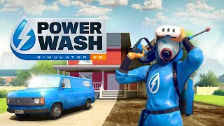 Powerwash Simulator  VR Official Launch Trailer  Meta Quest Platform [upl. by Arodnahs981]