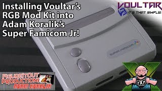 How to RGB Mod the Nintendo Super Famicom Jr Featuring Adam Koraliks SFC Jr [upl. by Oyam]