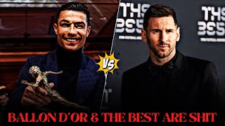 Ronaldo Says Ballon dOr amp FIFA Best Award Losing Credibility After Lionel Messi Wins Honours [upl. by Naerb]