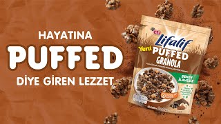 Hayatına Puffed Diye Giren Lezzet  Eti Lifalif Puffed Granola [upl. by Nonnaer]