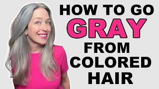 8 Best Ways To Go Gray from Dyed Hair [upl. by Haret]