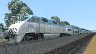 Train Simulator 2015 HD EXCLUSIVE Coaster EMD F59PHI Physics Mod 92214 [upl. by Pardew114]