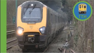 Trains at BradfordonAvon [upl. by Oel]