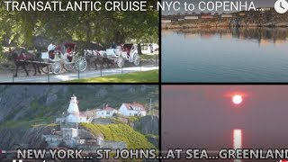 TRANSATLANTIC CRUISE  NYC to COPENHAGEN via ICELAND quotThe Voyage of the Vikingsquot [upl. by Nesral]