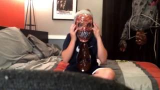 Spirit Halloween Night freak ripper mask Review [upl. by Rondon126]