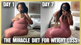 20 lbs in 7 days🔥 what I ate to lose the weight  the 7 day weight loss challenge Kisharose [upl. by Divan]