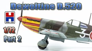 Сборка модели Dewoitine D520 172 Hobby 2000 часть2Building Dewoitine D520 172 Hobby2000 Part2 [upl. by Ettezzus913]