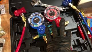 Part 2 Cheap refrigerant gauges R1234YF amp R134a EBAY amp AMAZON are they any GOOD [upl. by Ordnajela644]