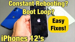 iPhone 12s Stuck in Constant Rebooting Boot Loop with Apple Logo Off amp On Nonstop FIXED [upl. by Hillie911]