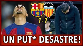 NUEVO BOCHORNO🤬¡ESTO YA ES INSOPORTABLE ¡JUGADORES INDIGNOS  VALENCIA 11 BARÇA [upl. by Hilar34]