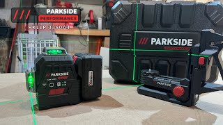 PARKSIDE PERFORMANCE PKLLP 3360 A1 RECHARGEABLE CROSS LASER LEVEL 20 V [upl. by Garland]