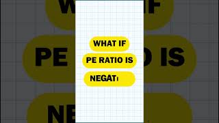 PE Ratio Explained What Does a Negative PE Mean  Stock Market Analysis fundamentalanalysis [upl. by Hillery604]