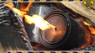 How To Make Charcoal Using Stir Sticks and Paint Cans [upl. by Hightower]