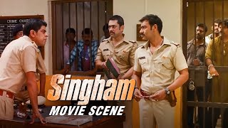 Ajay Devgn Threatens Murali Sharma  Singham  Movie Scene [upl. by Stig]