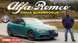 Alfa Romeo Giulia Quadrifoglio😮 Most Performing Sedan🔥 Drive  Malayalam Review  Hani Musthafa [upl. by Ariait]