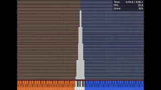 Black MIDI Haha Song Black Notes 15 Million 128 Keys [upl. by Buatti]