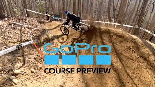 GoPro Course Preview Round 1 Ride Rock Creek Monster Energy Pro Downhill Series [upl. by Merrick]