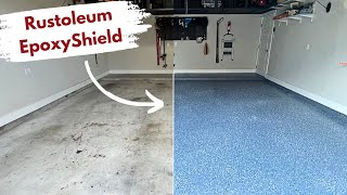 Garage Floor Epoxy Coat  Comprehensive StepByStep Guide  Builds by Maz [upl. by Ebneter]