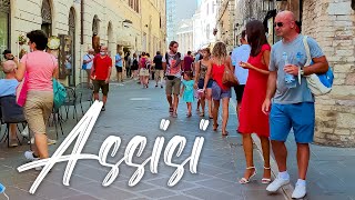 AWESOME ASSISI Italy  4k Walking Tour around the City  Travel Guide trends moda Italy [upl. by Anelis654]