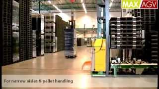 MAXAGV Automated Guided Vehicle  FX10  Norsk Lastbaerer Pool Automated Guided Vehicles [upl. by Ovida664]