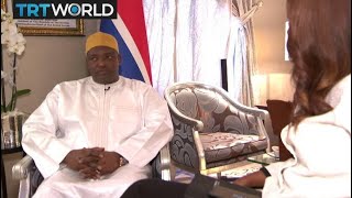 One on One Interview with Adama Barrow The Gambias President [upl. by Aileahcim]