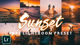 Sunset Presets Free Download For Android Ios  Lightroom Mobile Presets [upl. by Madelle371]