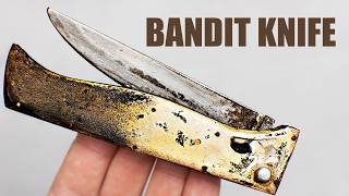 Vintage Bandit Switchblade Knife Restoration Perfect Restoration [upl. by Lowe]