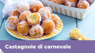 CASTAGNOLE DI CARNEVALE morbide e veloci [upl. by Cavit]