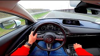 2022 Mazda CX30 SkyactivG M Hybrid 150 HP  POV Test Drive exhaust sound and acceleraction [upl. by Renie]