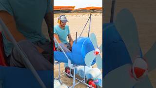 Building a DIY Seaplane with Plastic Barrels amp PVC Pipes 🌊🛩️ [upl. by Krik387]