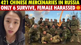 421 Chinese Mercenaries in Russia Just 6 Left—99 Killed Female Influencer Harassed by Soldiers [upl. by Sadirah656]