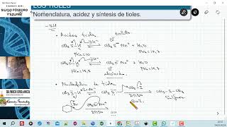 TEMA 20 SILICIO FÓSFORO Y AZUFRE  201 LOS TIOLES [upl. by Haldes]