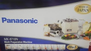 Unboxing of Multi Preparation Machine by Benishs Mastery Panasonic MK8710N [upl. by Onitsuj]