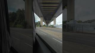 Passing under the Avonmouth Bridge m5 bristol bridges [upl. by Roydd14]