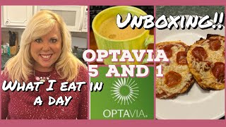 OPTAVIA 5 and 1  WHAT I EAT IN A DAY TO LOSE WEIGHT  JANUARY KICKSTART UNBOXING [upl. by Rawde336]