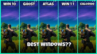 Best Windows for Gaming  Windows 10 vs Atlas OS vs Ghost OS vs Chloride OS [upl. by Fedirko635]