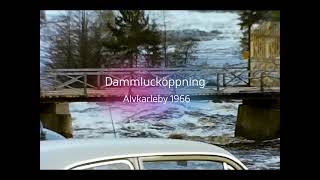 Dammlucköppning i Älvkarleby 1966 [upl. by Noxin]