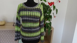 PULL FEMME AU POINT FANTISIE [upl. by Nelia]