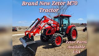 Zetor Major 70 M70 Tractor with ZL75 Loader Walkaround English USA [upl. by Terrene]