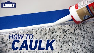 How To Caulk with a Caulking Gun [upl. by Siraval74]