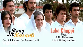 AR Rahman  Luka Chuppi Best Audio SongRang De BasantiAamir KhanLata MangeshkarSoha [upl. by Hahsi933]