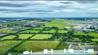 Boeing 737 Max  Dublin landing  Cockpit view [upl. by Halimeda]