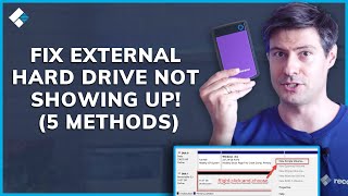 How to Fix External Hard Drive Not Showing Up [upl. by Hoshi]