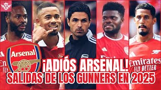 Las SALIDAS del ARSENAL que YA NO Entran en el Proyecto de Mikel de Arteta para el 2025 [upl. by Nnahtur]