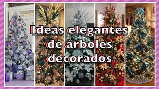 IDEAS DE ÁRBOLES NAVIDEÑOS DECORADOS  TENDENCIAS para NAVIDAD 20202021 [upl. by Hanfurd]