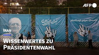 Präsidentenwahl im Iran in unruhigen Zeiten  AFP [upl. by Inad51]